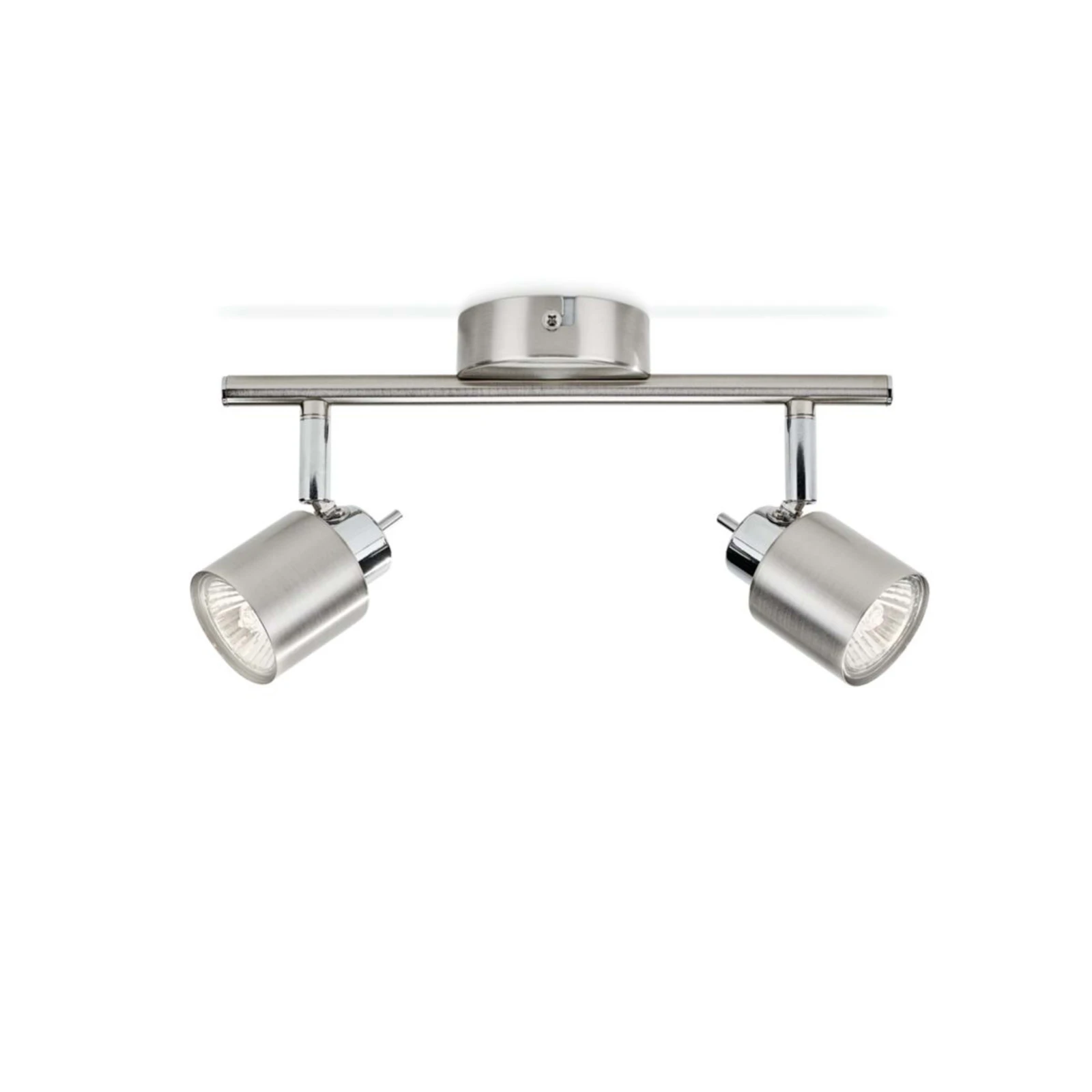 Philips Plafondspot Meranti 35W nikkel - 2-spots