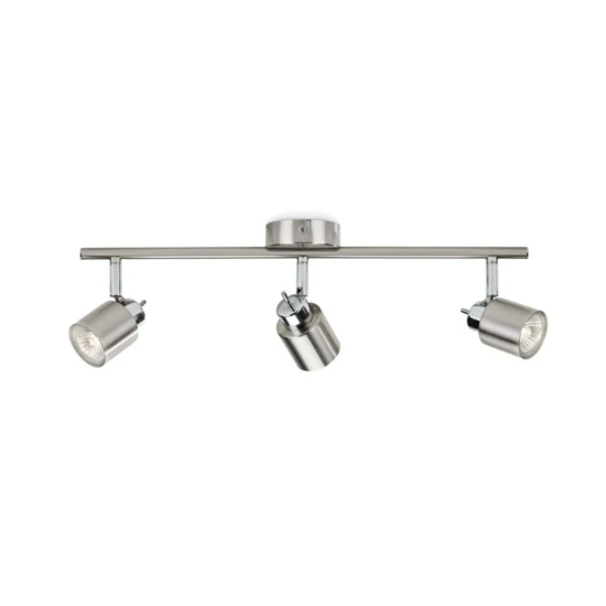 Philips Plafondspot Meranti 35W nikkel - 3-spots