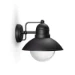 Philips Buitenwandlamp Hoverfly 1x60W 230V zwart