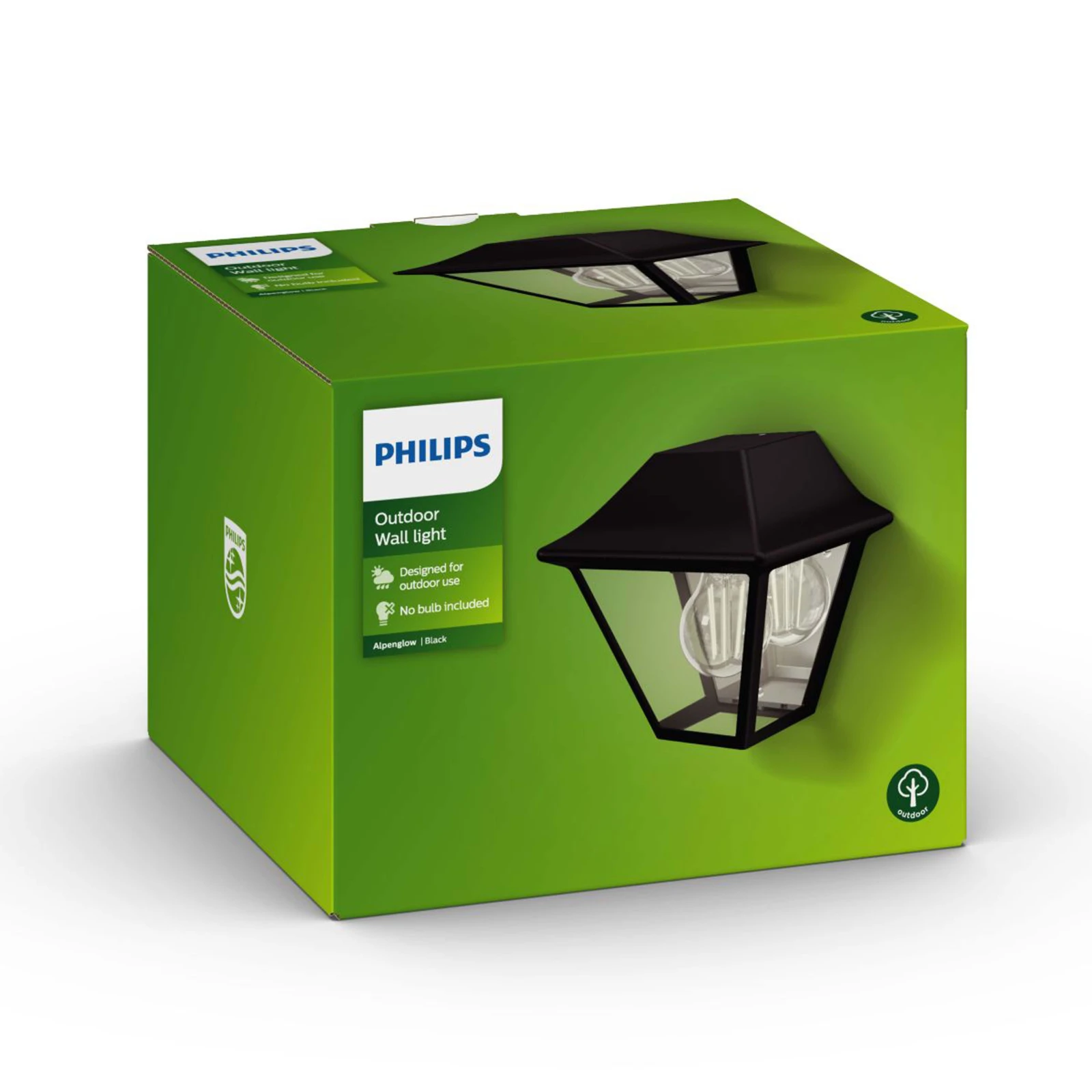 Philips Buitenwandlamp Alpenglow 1x42W 230V zwart