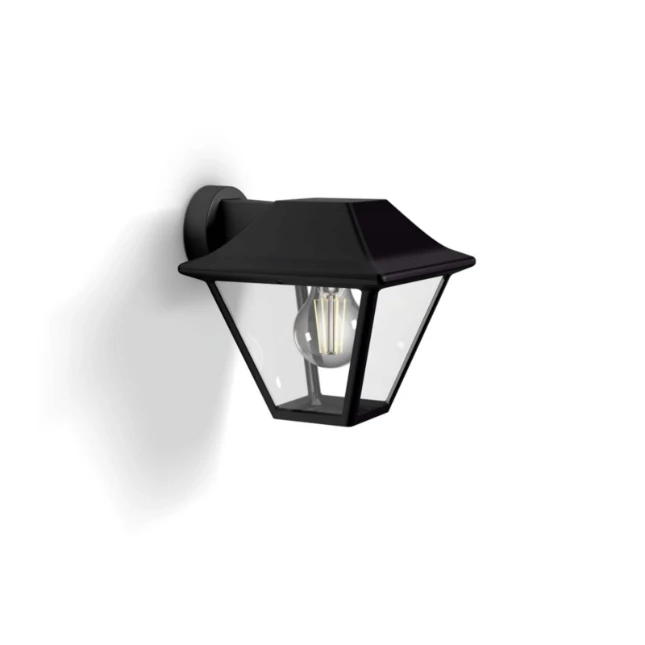 Philips Buitenwandlamp Alpenglow 1x60W zwart