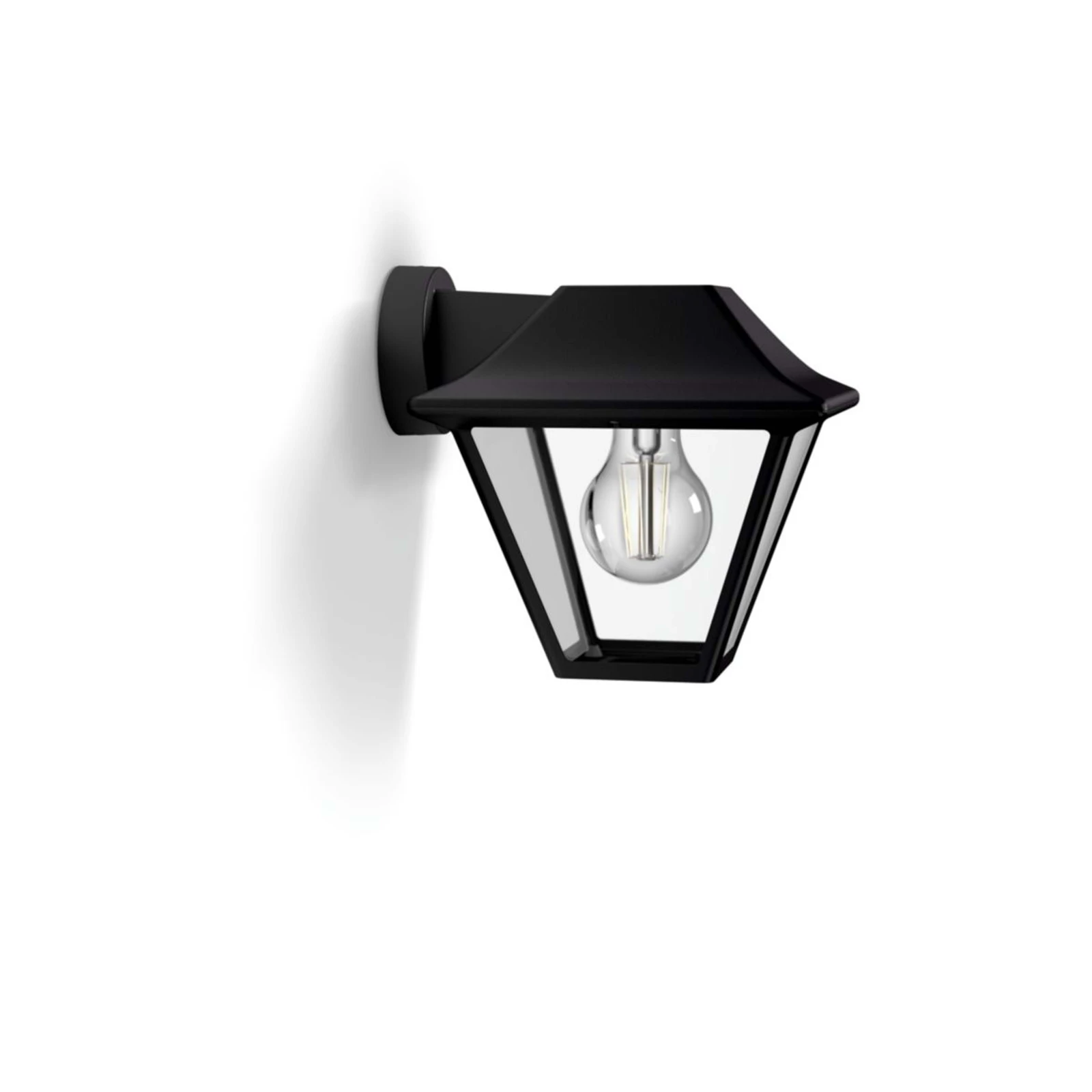 Philips Buitenwandlamp Alpenglow 1x60W zwart