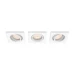 Philips Inbouwspot Enneper vierkant 5.5W wit (3 stuks)