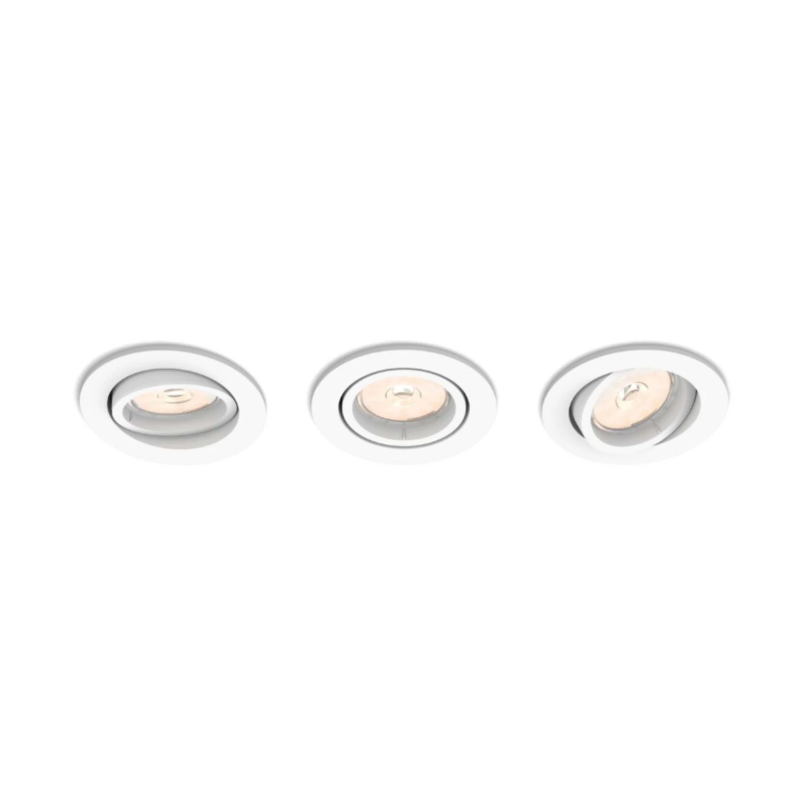 Philips LED-inbouwspot Enneper rond 5.5W wit (3 stuks)