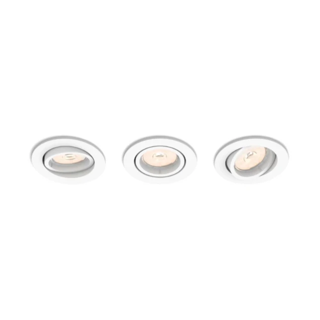 Philips LED-inbouwspot Enneper rond 5.5W wit (3 stuks)