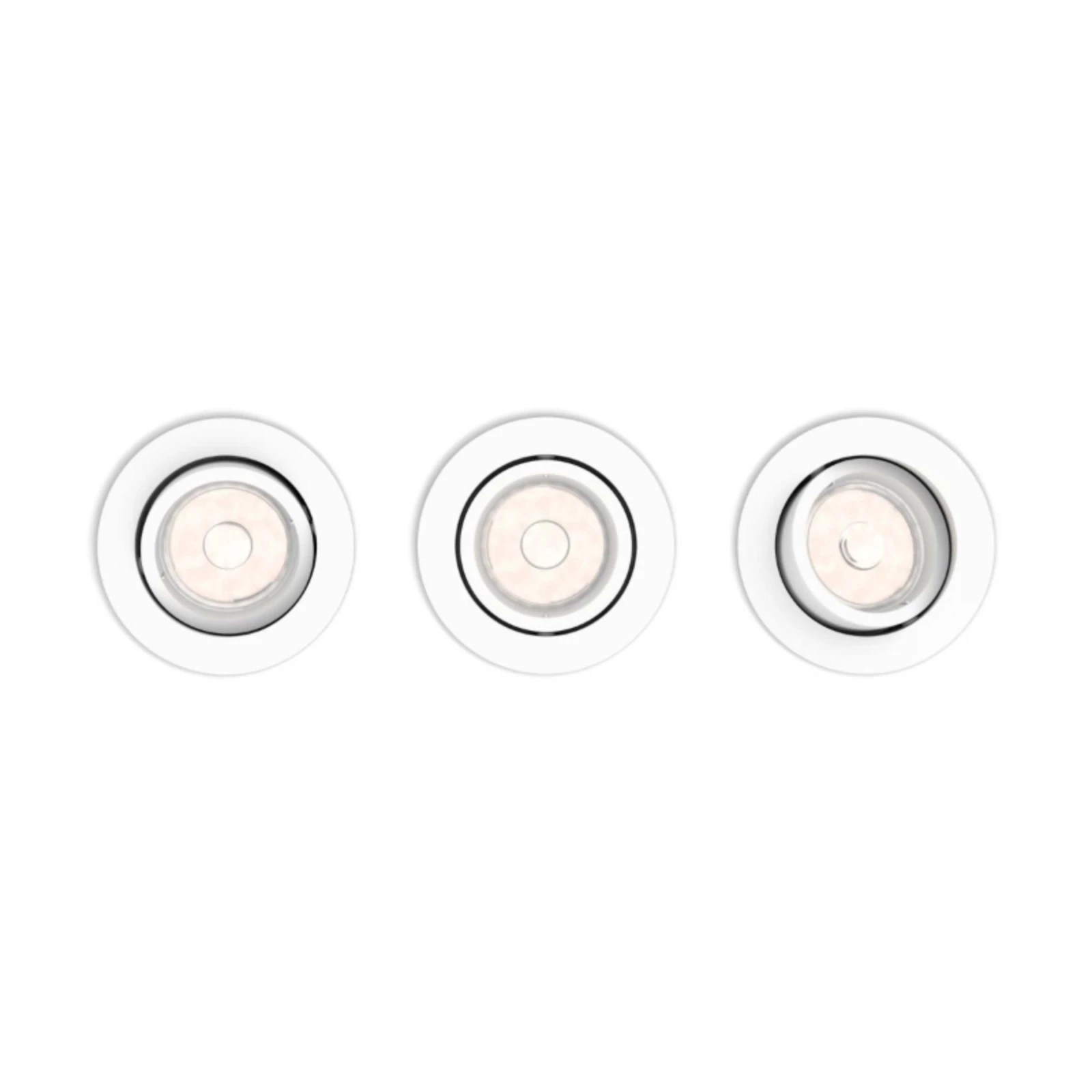 Philips LED-inbouwspot Enneper rond 5.5W wit (3 stuks)
