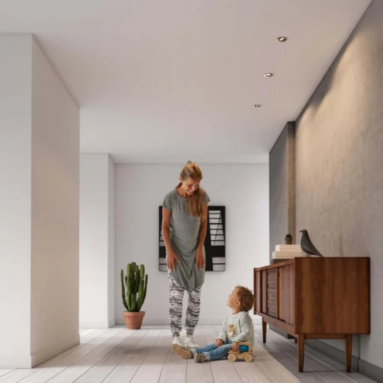 Philips LED-inbouwspot Shellbark rond 4.5W nikkel (3 stuks)