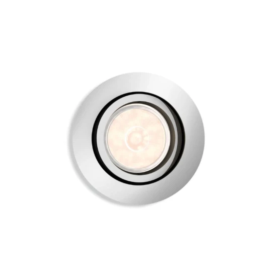 Philips LED-inbouwspot Donegal rond 5.5W chroom