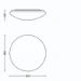 Philips LED-plafondlamp Suede 6500K 24W O380 mm wit
