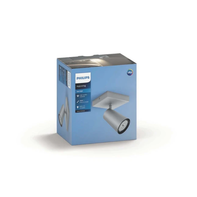 Philips Opbouwspot Paisley aluminium 1-spot
