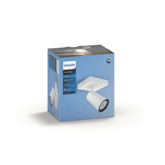 Philips Opbouwspot Paisley wit 1-spot