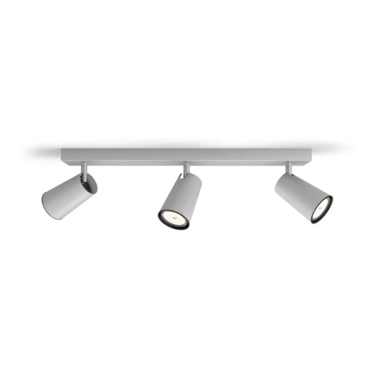 Philips Plafondspot Paisley aluminium 3-spots