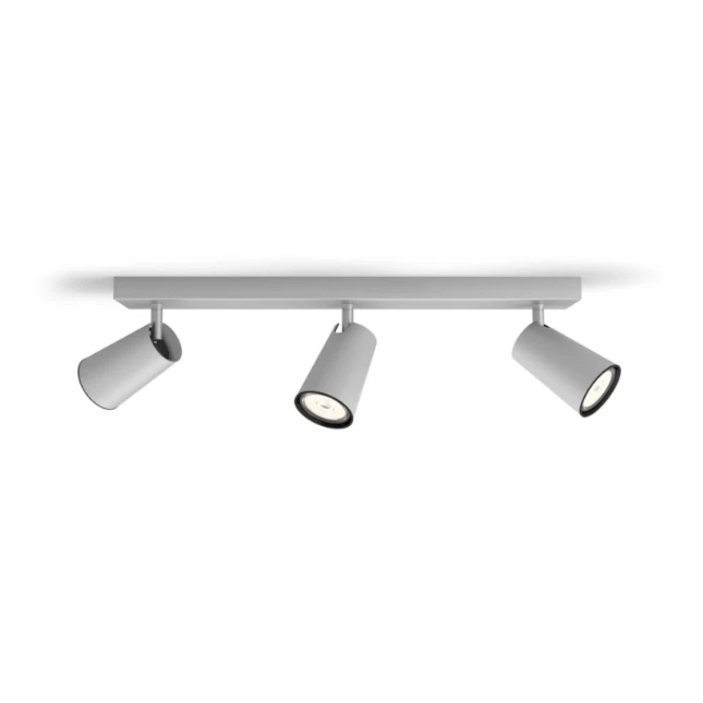 Philips Plafondspot Paisley aluminium 3-spots