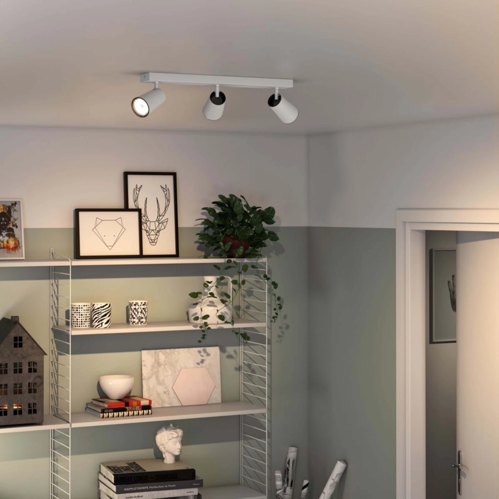 Philips Plafondspot Paisley wit 3-spots