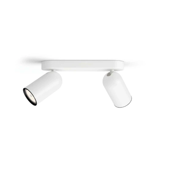 Philips Plafondspot Pongee wit 2-spots