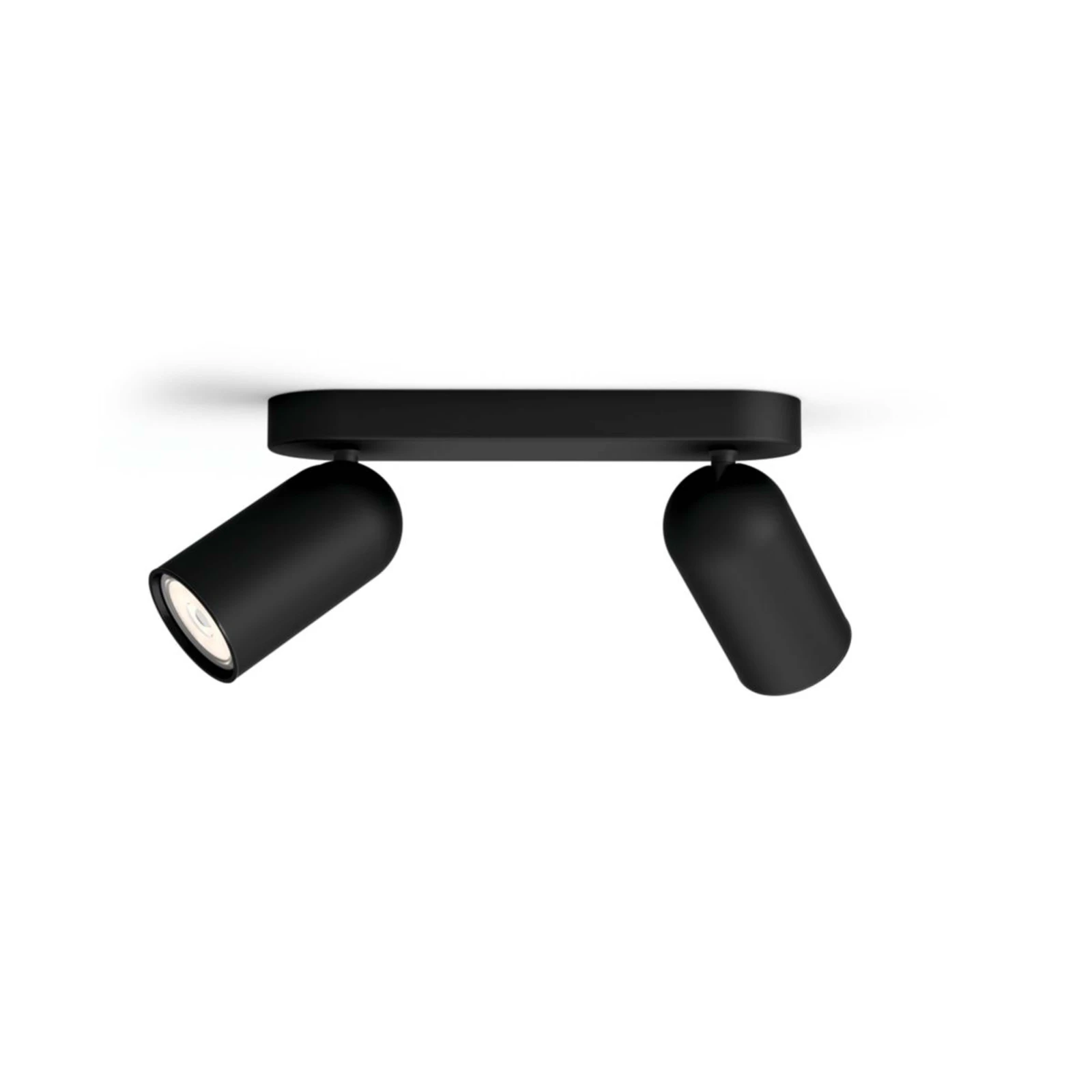 Philips Plafondspot Pongee zwart 2-spots