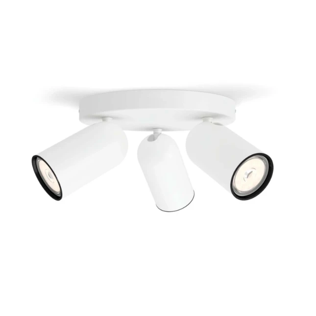 Philips Plafondspot Pongee wit 3-spots