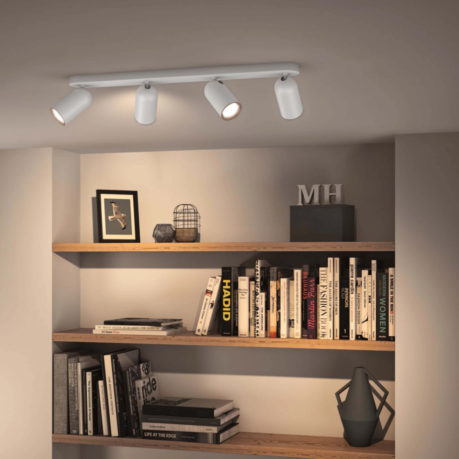 Philips Plafondspot Pongee wit 4-spots