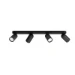 Philips Plafondspot Pongee zwart 4-spots