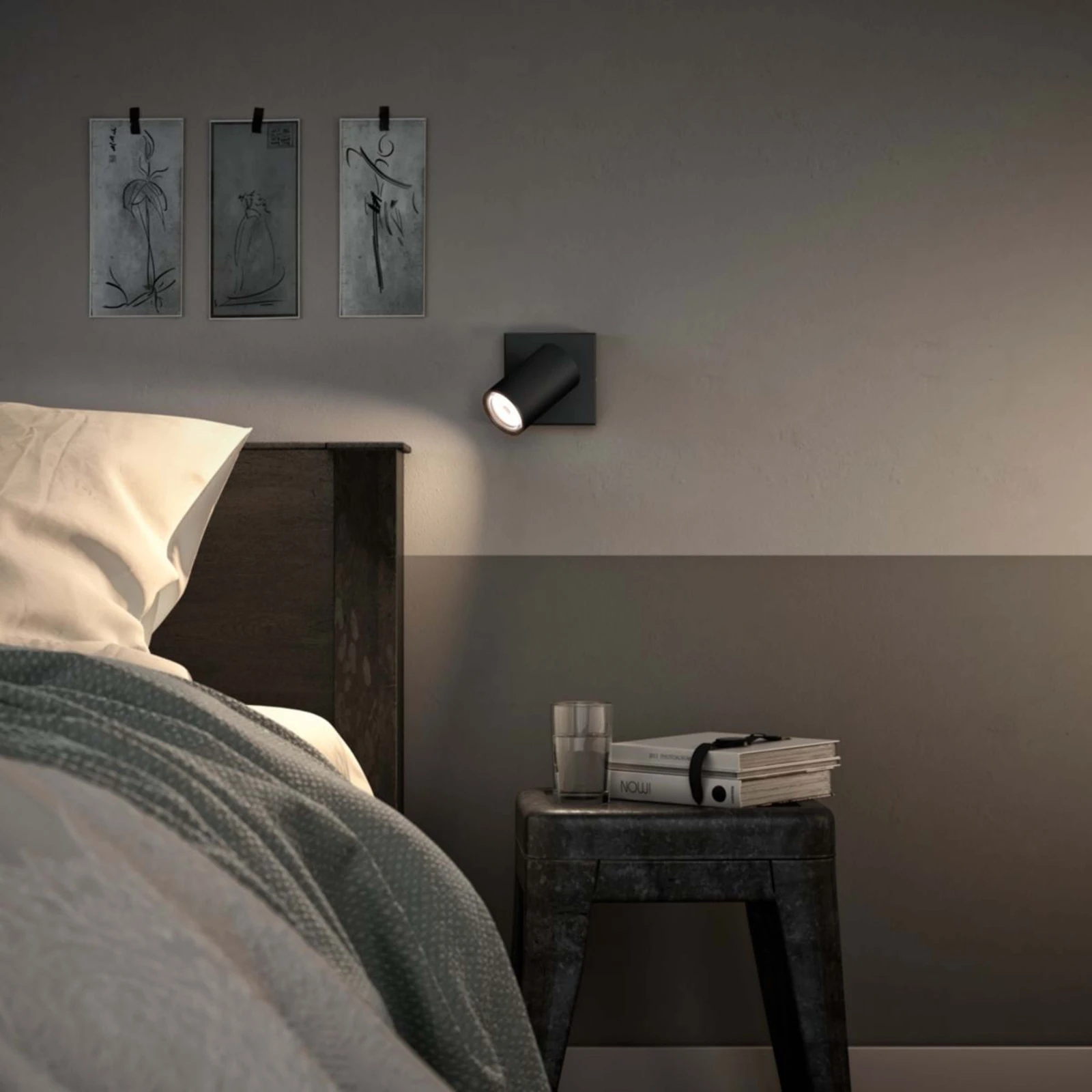 Philips Plafondspot Kosipo zwart - 1-spot