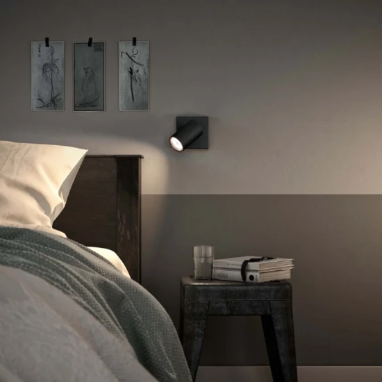 Philips Plafondspot Kosipo zwart - 1-spot