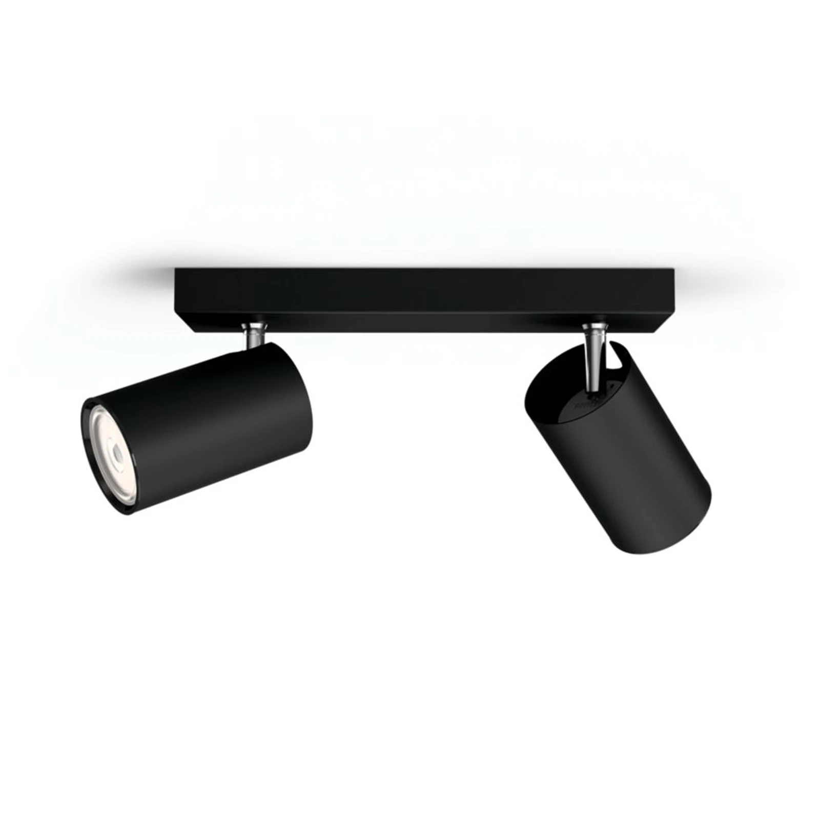 Philips Plafondspot Kosipo zwart - 2-spots