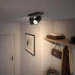 Philips Plafondspot Kosipo zwart - 2-spots