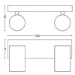 Philips Plafondspot Kosipo zwart - 2-spots