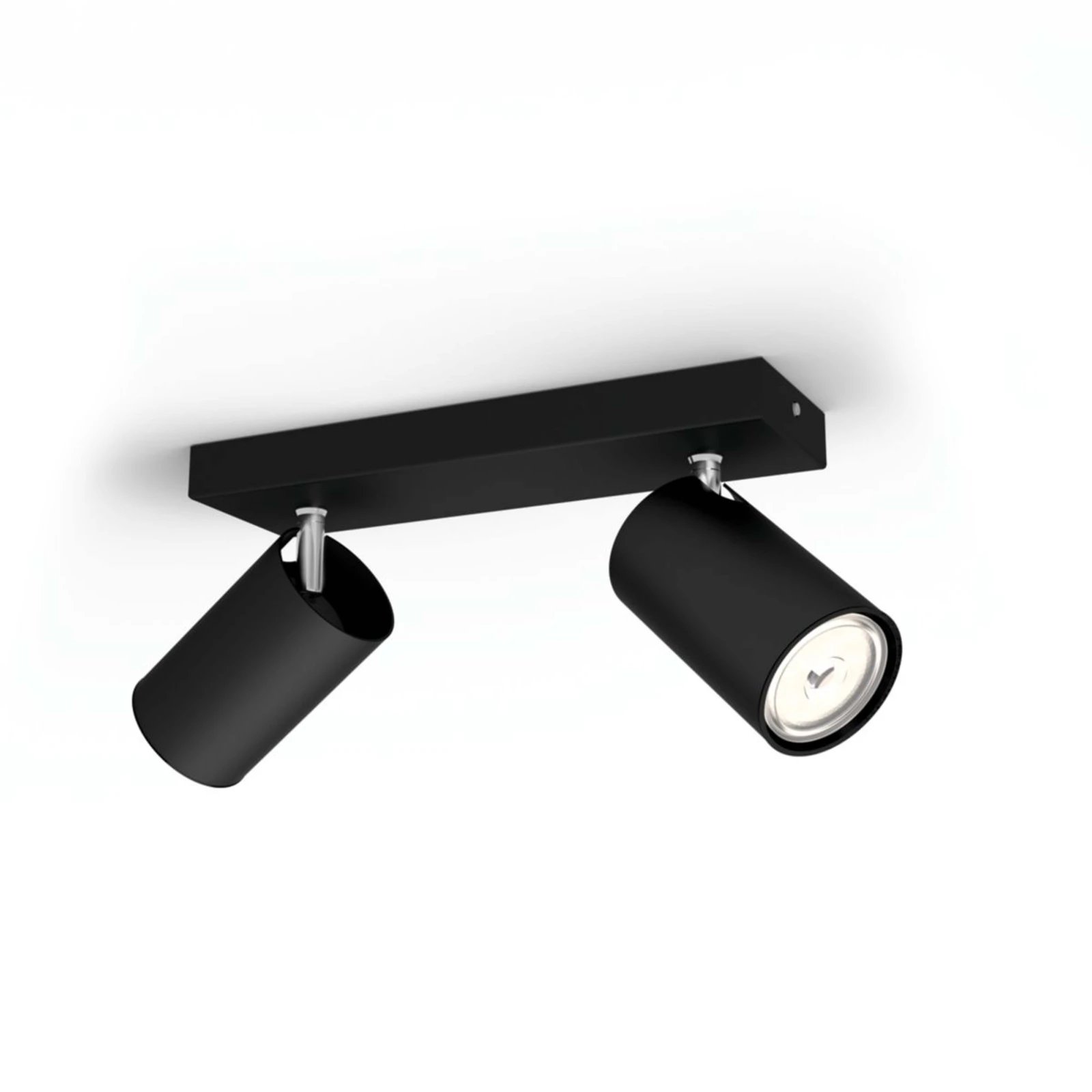 Philips Plafondspot Kosipo zwart - 2-spots