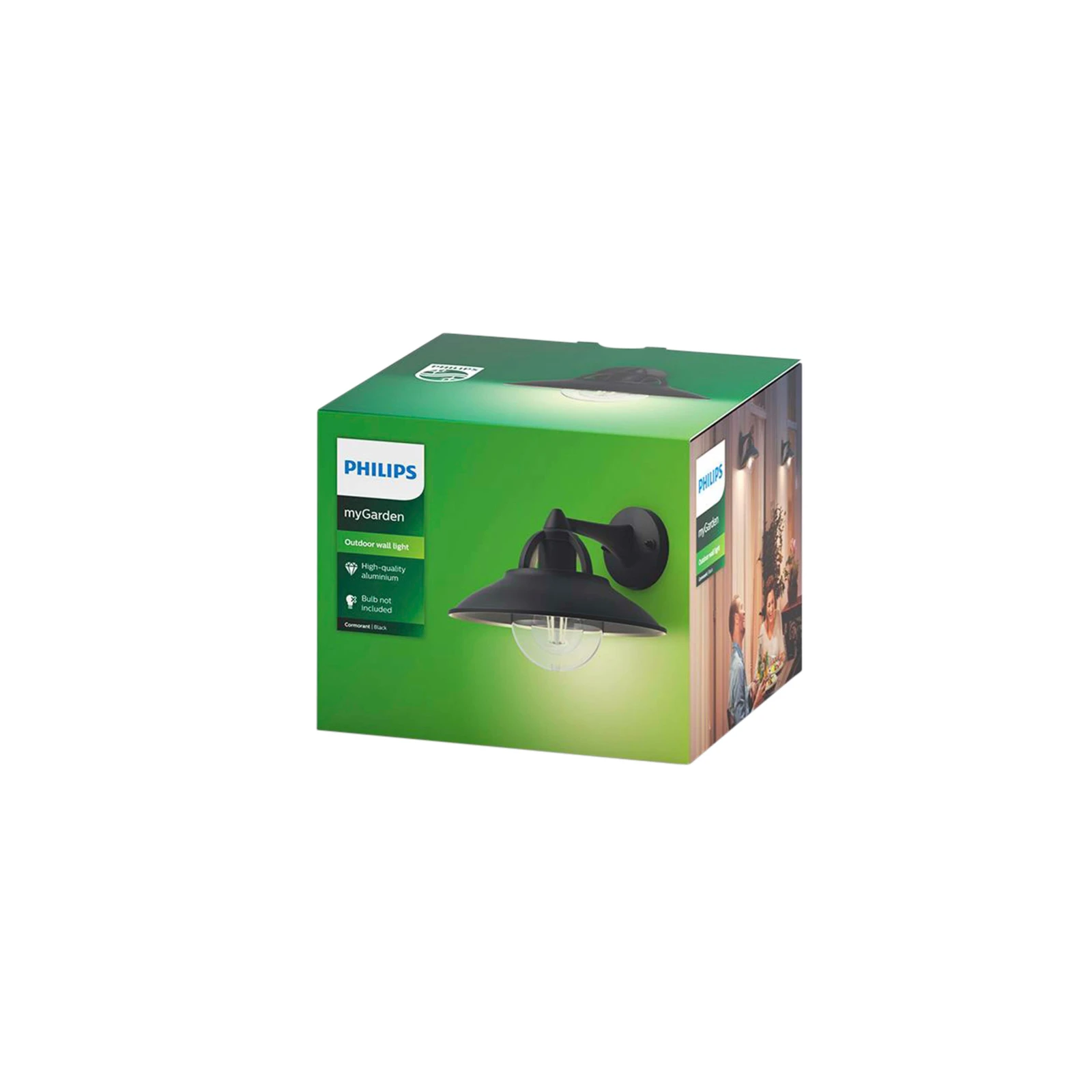 Philips Buitenwandlamp Cormorant 1x42W 230V zwart