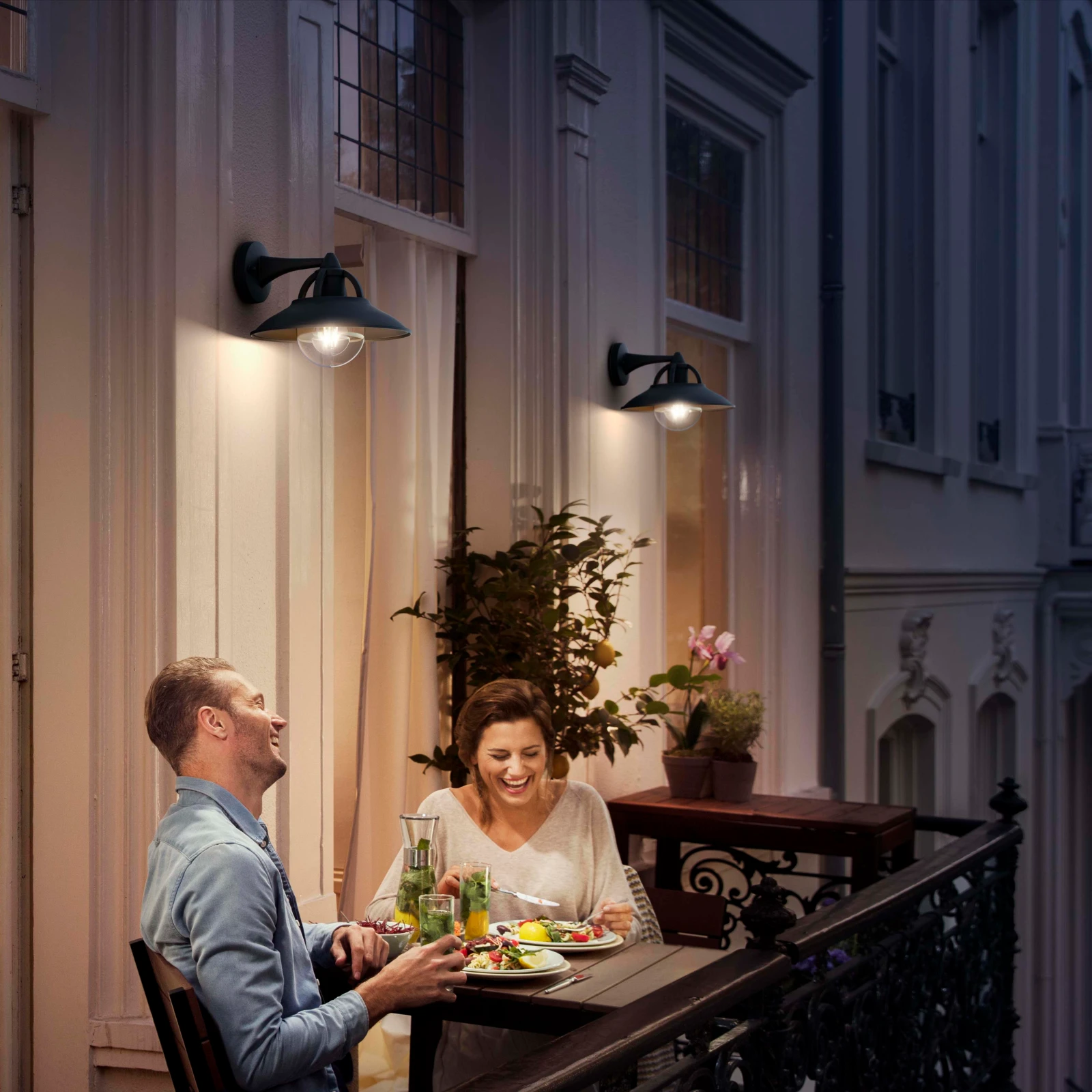 Philips Buitenwandlamp Cormorant 1x42W 230V zwart