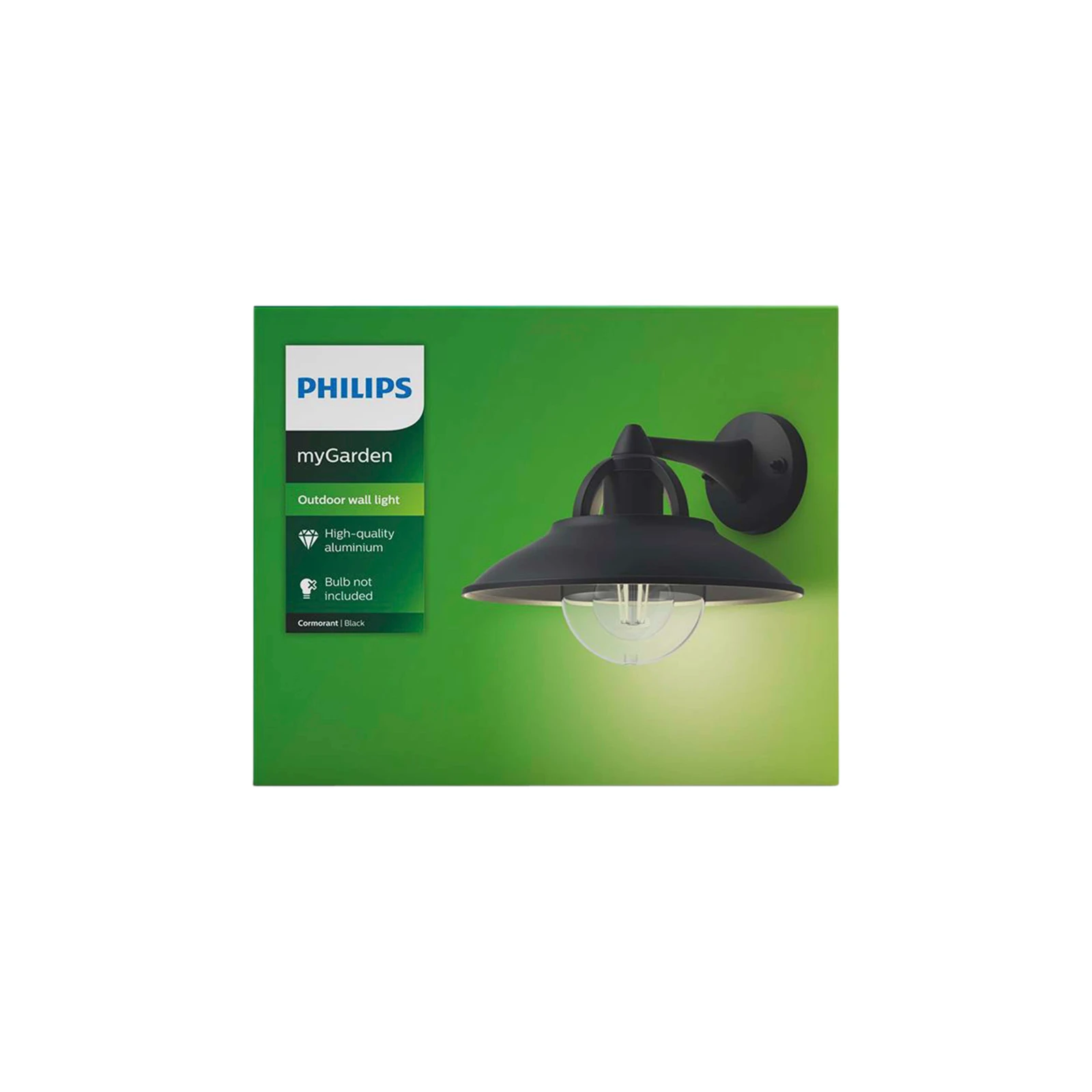 Philips Buitenwandlamp Cormorant 1x42W 230V zwart