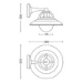 Philips Buitenwandlamp Cormorant 1x42W 230V zwart