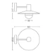 Philips Buitenwandlamp Skua 42W 230V zwart