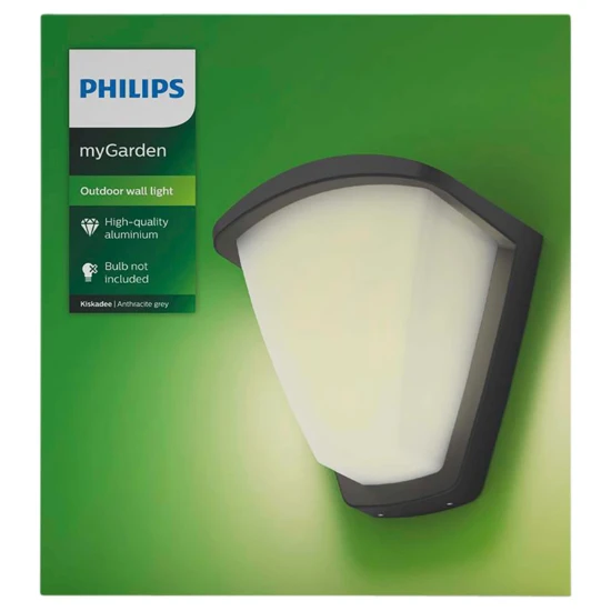 Philips Buitenwandlamp Kiskadee 1x42 antraciet