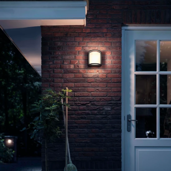 Philips Buitenwandlamp Samondra 1x12W antraciet