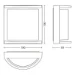 Philips Buitenwandlamp Samondra 1x12W antraciet