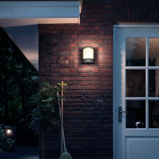 Philips Buitenwandlamp Samondra IR 1x12 antraciet