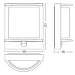 Philips Buitenwandlamp Samondra IR 1x12 antraciet