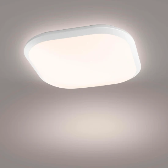 Philips Plafondlamp Cavanal 27K SQ 18W wit