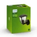 Philips Buitenwandlamp Creek 1x60W 230V zwart - opwaarts