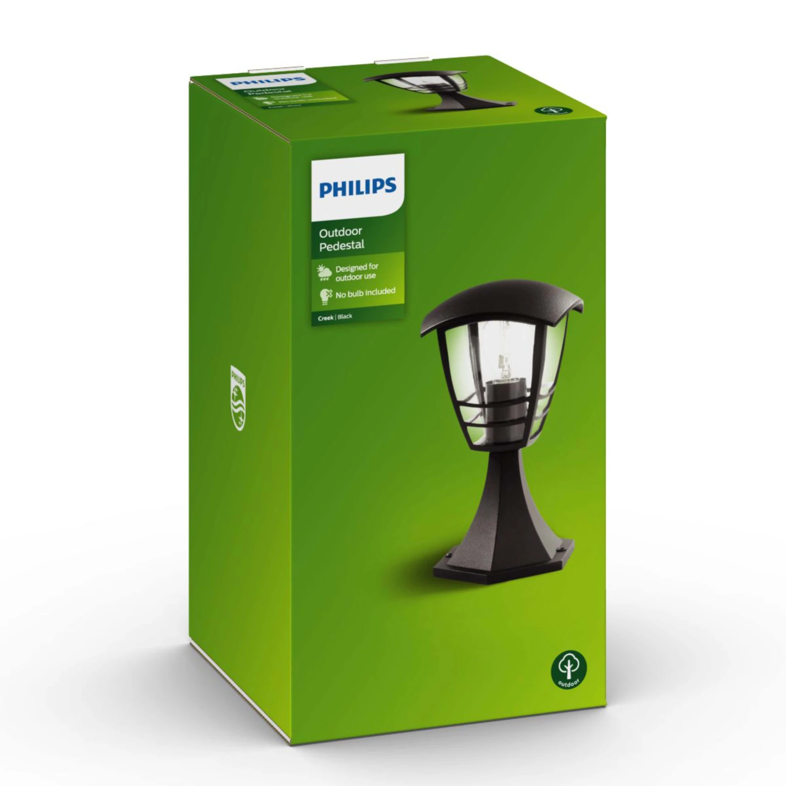 Philips Sokkellamp Creek 60W 230V zwart