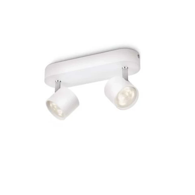 Philips Wandspot Star 4.5W wit - 2-spots