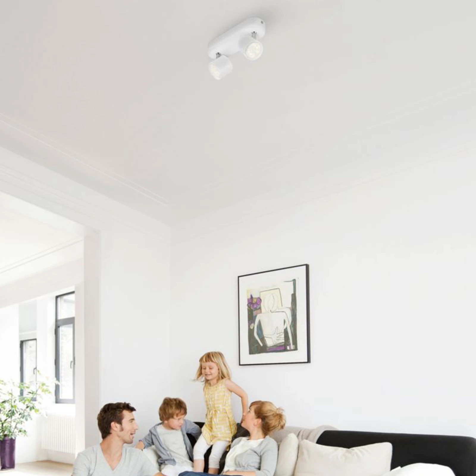 Philips Wandspot Star 4.5W wit - 2-spots