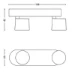 Philips Wandspot Star 4.5W wit - 2-spots