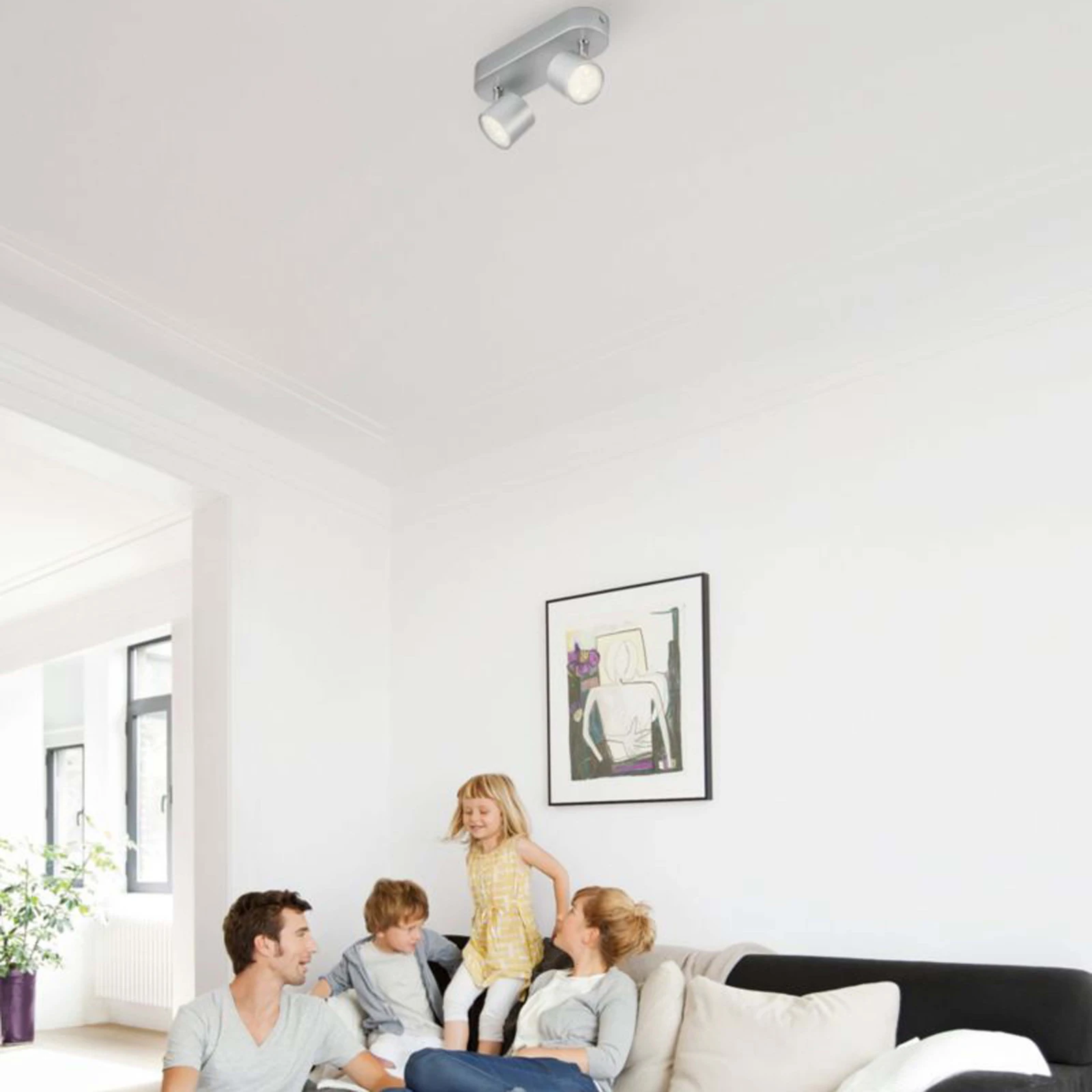 Philips Wandspot Star 4.5W aluminium - 2-spots