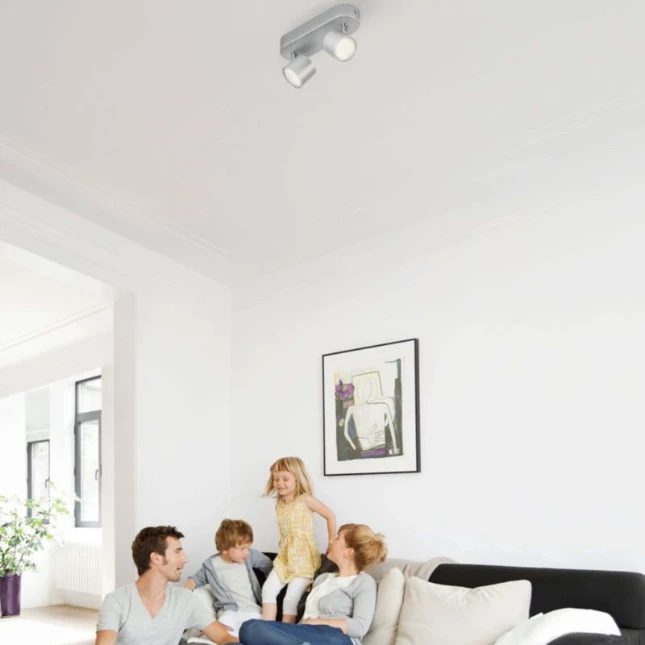 Philips Wandspot Star 4.5W aluminium - 2-spots