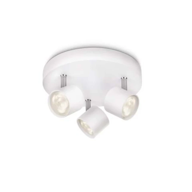 Philips Wandspot Star 4.5W wit - 3-spots