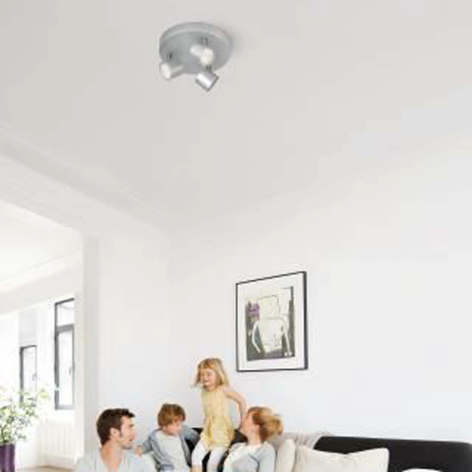 Philips Wandspot Star 4.5W aluminium - 3-spots