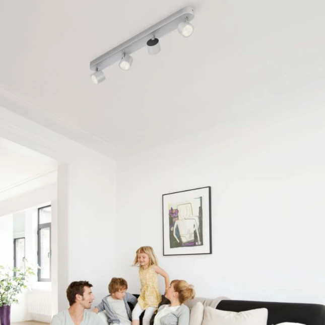 Philips Wandspot Star 4.5W aluminium - 4-spots